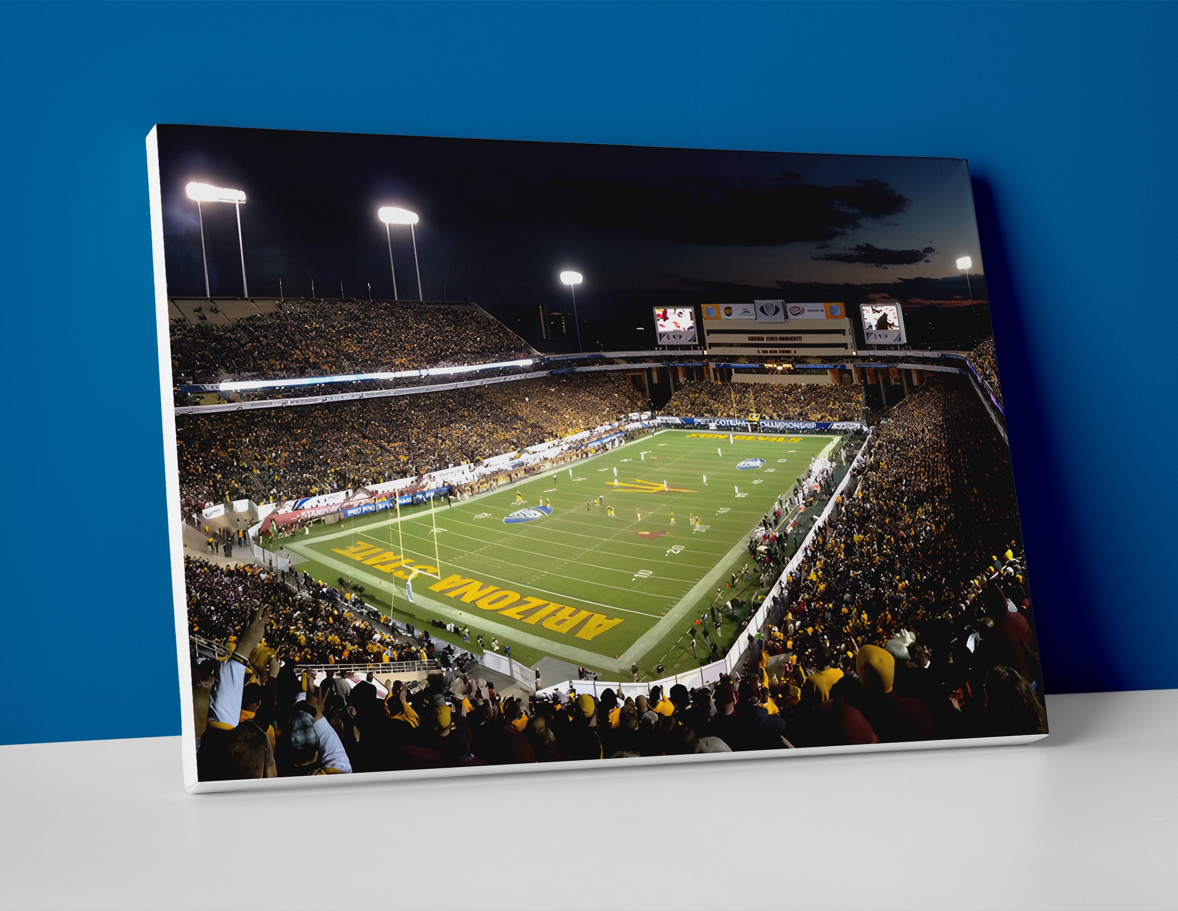 Arizona State football stadium poster canvas wall art